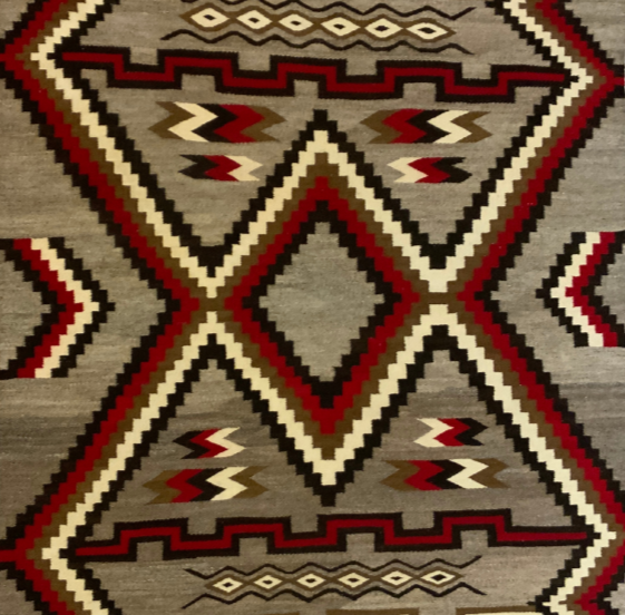 Navajo Banded Blanket c. 1800 Sage Gallery