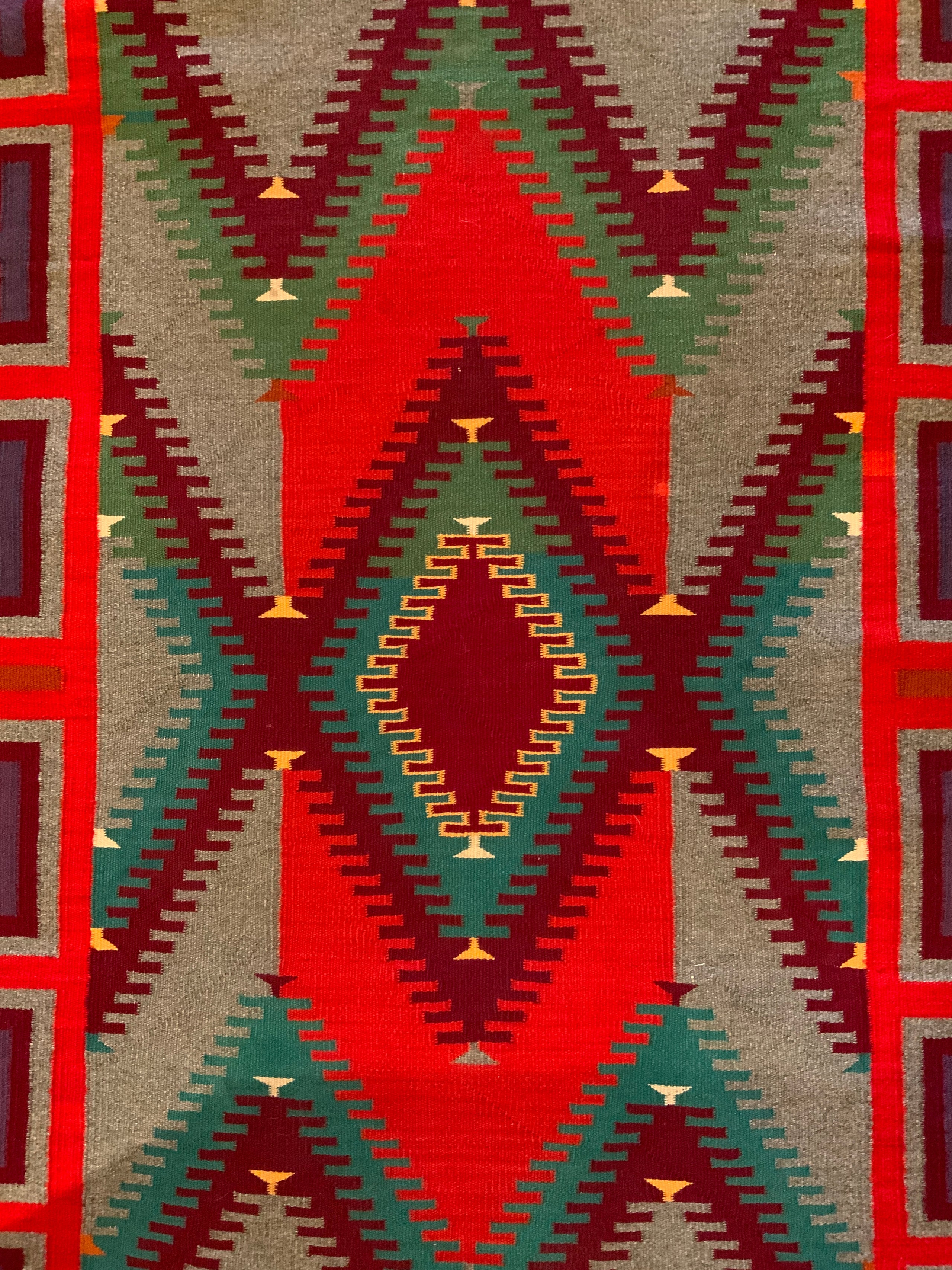 Navajo Banded Blanket c. 1800 Sage Gallery