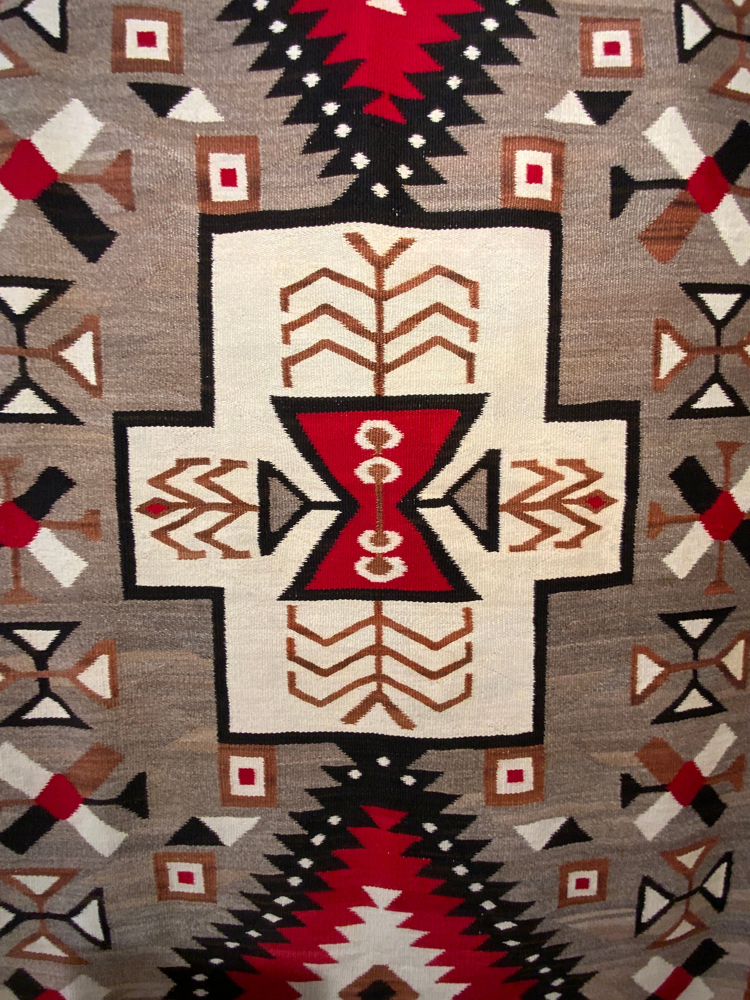 Navajo Rug Regional Pictorial, c. 1950 | Sage Gallery